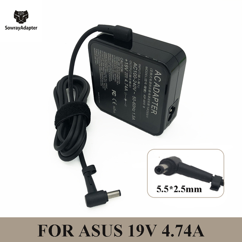 90W 19V 4.74A 5.5*2.5mm AC Laptop Power Adapter Charger ADP-90YD B For ASUS A52F A53E A53S A53U A55A A55VD D550CA D550M D550MAV ► Photo 1/4