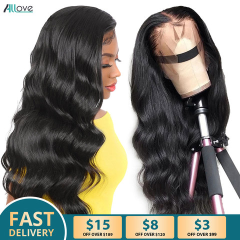Arne familie Maakte zich klaar Allove Body Wave Lace Front Wig Pre Plucked Human Hair Wigs Brazilian Body  Wave Lace Front Human Hair Wigs 360 Lace Frontal Wig - Price history &  Review | AliExpress Seller -