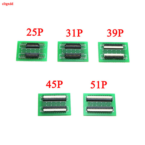 Cltgxdd FPC FFC Flexible Flat Cable Extension Connection Board 0.3 MM PCB Pitch 25 31 39 45 51 PIN Connector FPC Adapter ► Photo 1/6