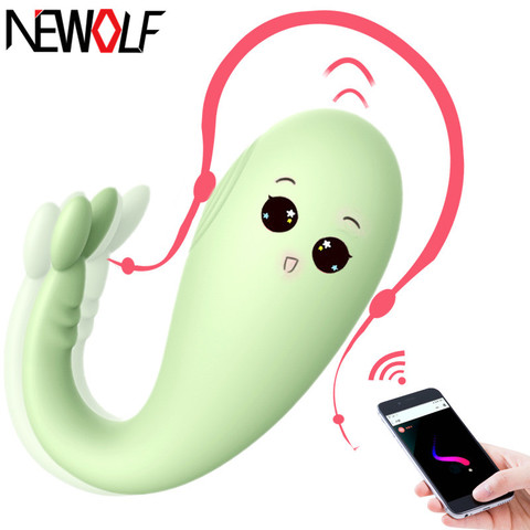 Silicone Monster  Vibrator APP  Wireless Remote control G-spot Massage 8 Frequency Adult Game Sex Toys for Women Q49 ► Photo 1/6