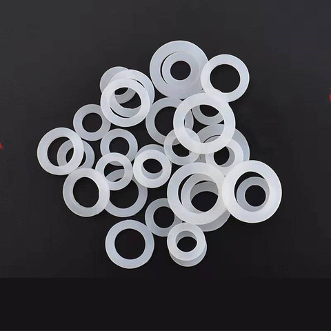 10PCS Milky white silicone flat pad Accessories 1/4 3/8 1/2 1