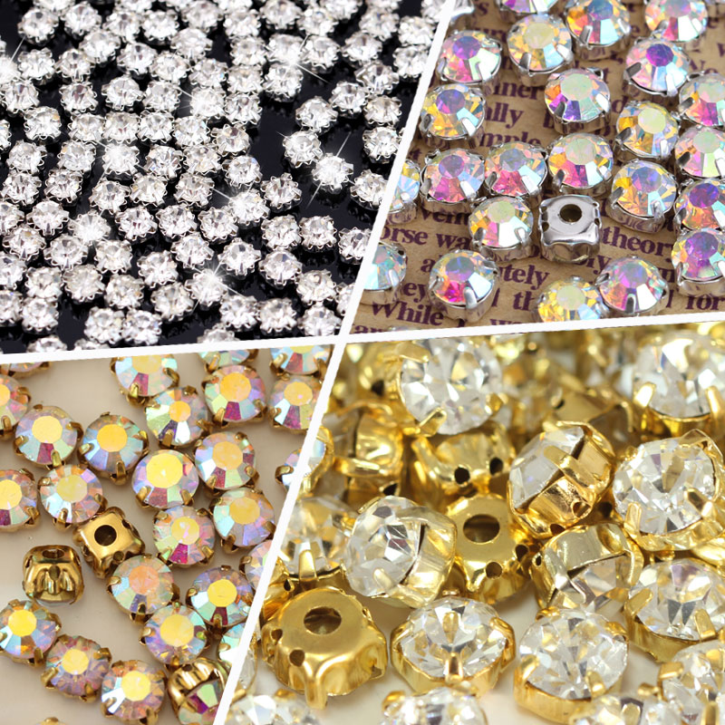 Promotion 5.0mm Ss20 Crystals Claw Rhinestones Clear Stones And