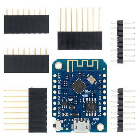 Wemos D1 Mini V3.0.0 WIFI Internet of Things Development Board Based ESP8266 CH340 CH340G 4MB For Arduino Nodemcu V2 MicroPython ► Photo 1/6