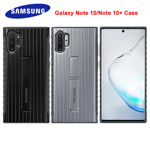 Samsung Note 10 Plus Standing Protect Case Ultimate Tough Stand Armor Cover For Galaxy note10 10 10+ Full Protective Phone Case ► Photo 1/6