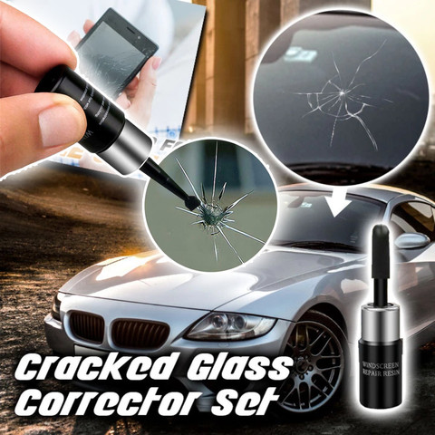 1/2pcs Car Cracked Glass Repair Kit DIY Car Windshield Repair Tool  Automotive Glass Nano Repair Fluid Kit Glass Scratch Repair - AliExpress
