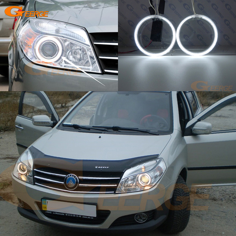 For Geely MK Cross 2010 2011 2012 2013 2014 Excellent Ultra bright CCFL Angel Eyes Halo Ring ► Photo 1/6