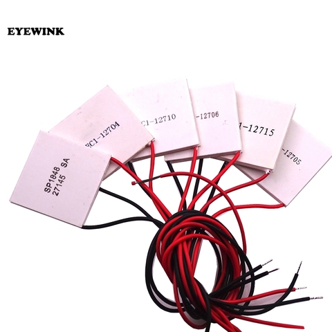 EYEWINK 1pcs/lot TEC1-12705 Thermoelectric Cooler Peltier 12705 12V 5A Cells, TEC12705 Peltier Elemente Module ► Photo 1/6