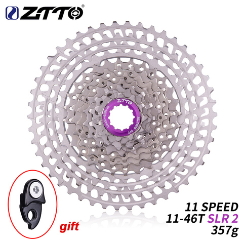 ZTTO MTB bike Ultralight 11Speed 11-46T Cassette 11S 46t 11V K7 HG Compatible Mountain Bike Freewheel Sprocket for m8000 m9000 ► Photo 1/6