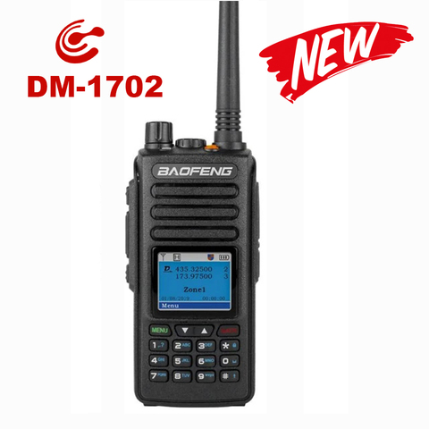 Baofeng DM 1702 DMR Digital Radio Analog Portable Walkie Talkie (GPS )Tier1 & Tier2 Repeater Dual Band VHF/UHF Ham Two Way Radio ► Photo 1/6