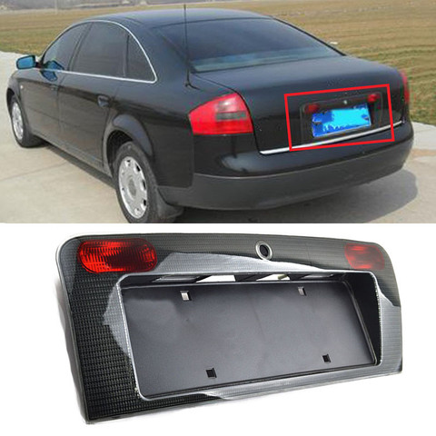 Yasong For Audi A6 C5 3.0 1998-2004 Rear Number Light Frame License Plate lamp cover holder support 4C5945695A ► Photo 1/6