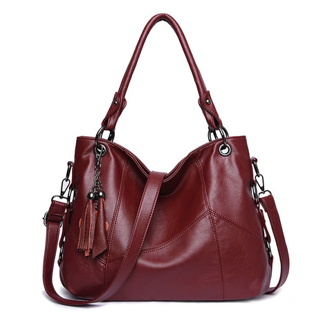 Genuine Leather Tassel Luxury Handbags Women Bags Designer Handbags High Quality Ladies Crossbody Hand Tote Bags For Women 2022 ► Photo 1/6