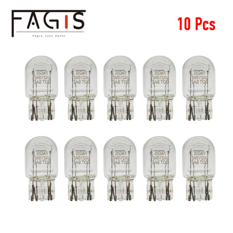 Fagis 10pcs T20 7443 7440 W21W W21/5W 12v 21W 21/5w Signal Auto Lamps Daytime Running Lights Turn Stop Brake Tail Bulb DRL Bulbs ► Photo 1/6