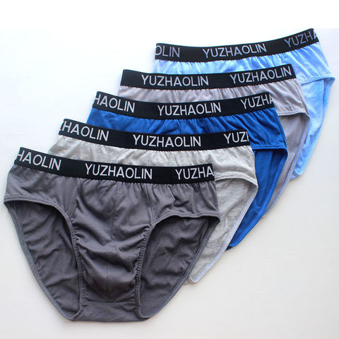 3/pcs Teen Underpants  underwear Cotton Panties Fat boy plus size mid-rise briefs Men's Breathable Stretch Panties Youth shorts ► Photo 1/6