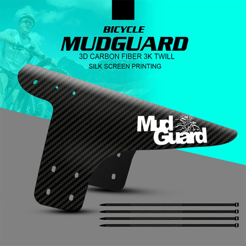 Bicycle Fenders Mudguard Bike Quality Carbon Fiber Front/Rear Tire Wheel Fenders Mtb Mountain Road Bike Wings Mud Guard Cycling ► Photo 1/6