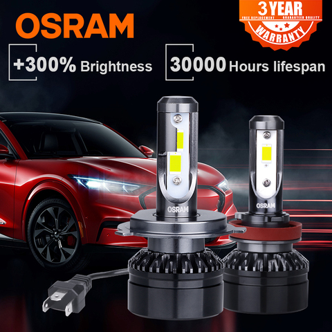 OSRAM H7 led bulbs 12v 6000K white fog lamp 9012 HIR2 HB2 9005