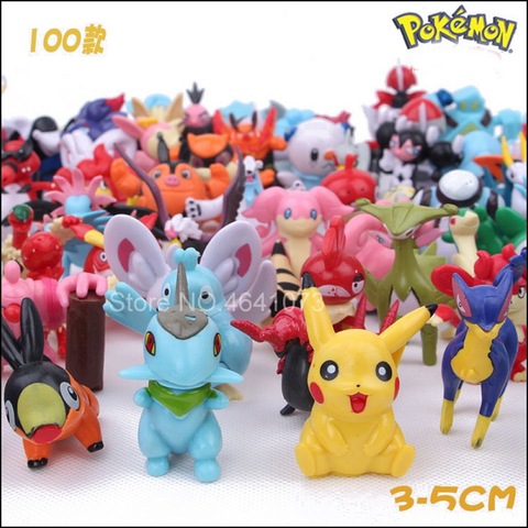 New 3-5cm 25 50 100pcs Takara Tomy Pokemon Action Figure toys Mini figures Model Toy Pikachu Anime Kids Doll Birthday gifts ► Photo 1/6