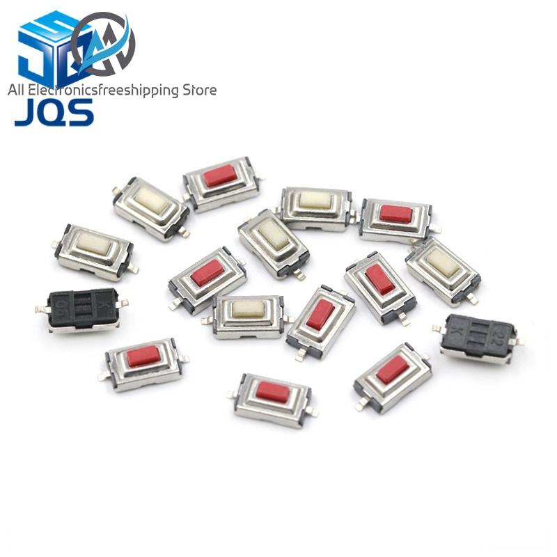 100PCS SMD 3*6*2.5 MM Tactile Tact Push Button Micro Switch Momentary 2 Pins 3x6x2.5H For MP3 MP4 ► Photo 1/6