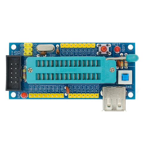 ATMEGA8 ATMEGA48 ATMEGA88 Development Board AVR (NO Chip) DIY Kit Mini Minimum System Development Board ► Photo 1/6