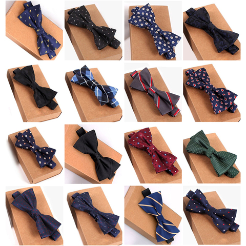 designer bowtie high quality fashion 2022 man shirt accessories navy dot bow tie for wedding men wholesale Party Business Formal ► Photo 1/6