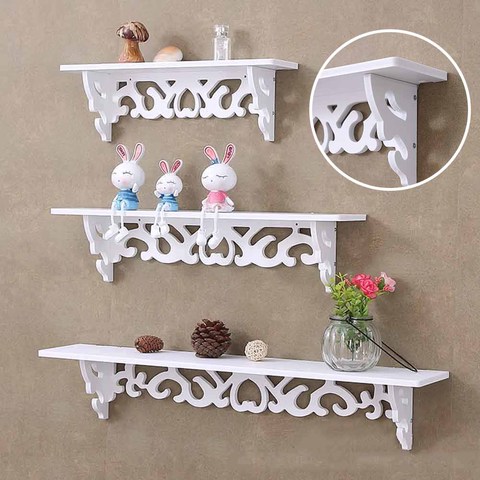 Storage Rack Shelf Holder Wall Hanging Creative Decoration Organizer For Home Bedroom Environmental ,Corrosion Resistance WWO ► Photo 1/6