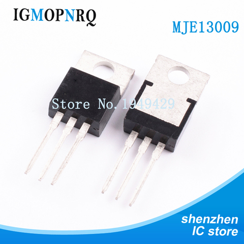 10PCS MJE13009 E13009-2 13009 E13009 TO-220 Bipolar junction transistor (BJT) TO-220 NPN FASTSW PW New original ► Photo 1/2