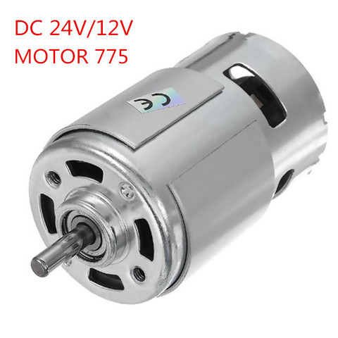 DC 24V/12V 15000RPM High Speed Large torque DC 775 Motor Electric Power Tool new Motors & Parts DC Motor ► Photo 1/5