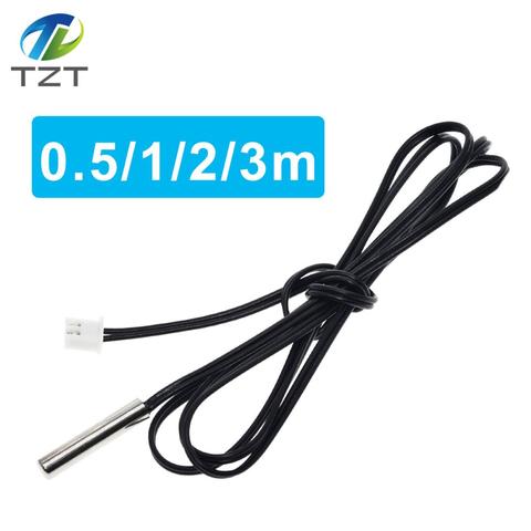 W1209 50CM 1M 2M 3M NTC Thermistor Temperature Sensor Waterproof Probe Wire 10K 1% 3950 W1209 W1401 cable ► Photo 1/6