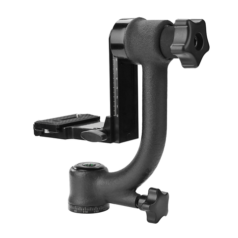 Aluminum Gimbal Tripod Head for Telephoto Lens Bird-watching Photography ► Photo 1/6