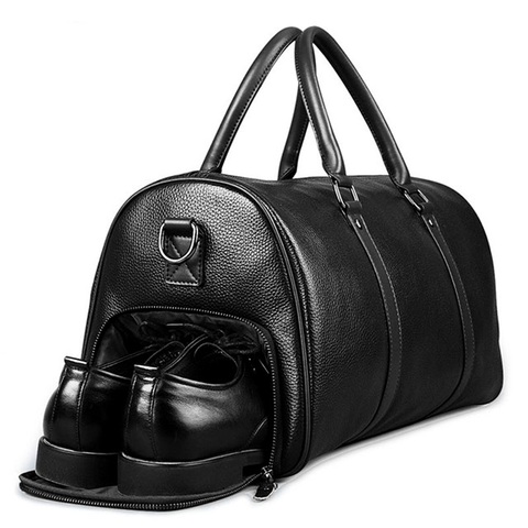 Infused Leather Porters Duffel  Mens Large Leather Duffle Bag - Men  Leather Large - Aliexpress