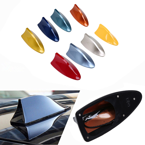 Car Universal Radio Antenna Auto FM/AM Reception Signal Enhancement Aerial Shark Fin Roof Decoration Replacement Parts For BMW ► Photo 1/6