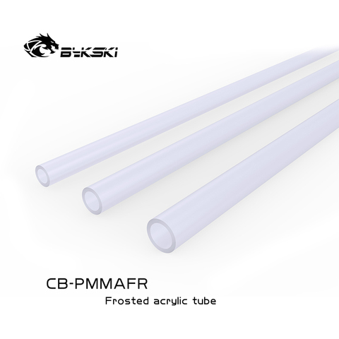 Bykski 2pcs/Lots PMMA / Acrylic Hard Tube ( OD12mm / OD14mm / OD16mm ) + 2mm Thickness + 50cm Length Matte / Frosted Rigid Pipe ► Photo 1/6