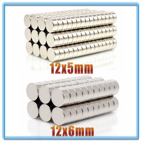 12x5 12x6mm Super Powerful Strong Bulk Round NdFeB Neodymium Disc Magnets Dia 12mm x 5mm N35 Rare Earth Magnet 12*5 12*6 ► Photo 1/6