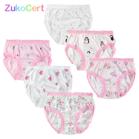  Kids Children Baby Girls Underwear Cute Print