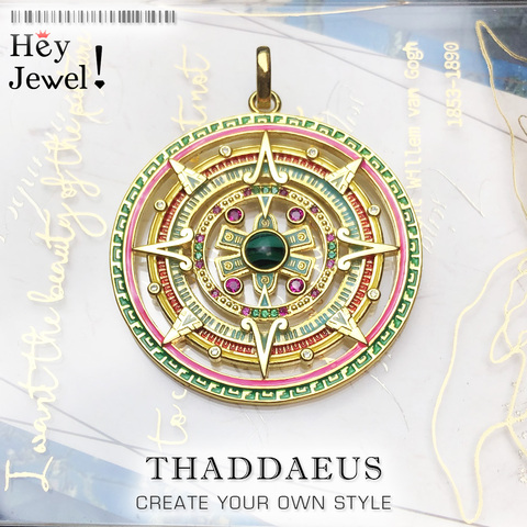 Pendants Golden Mythical Aztec Amulet,2022 New Jewelry Vintage 925 Sterling Silver Accessories Powerful Magic Gift For  Women ► Photo 1/6