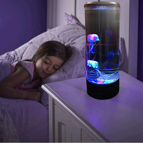 Bedside LED Desktop Light Jellyfish Tropical Fish Aquarium Tank LED Light Relaxing Bedside Mood Atmosphere Night Light Lamp ► Photo 1/6
