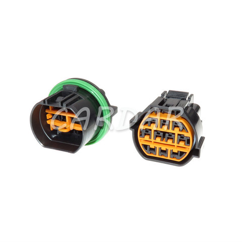 1 Set 10 pin HP066-10021 Automotive Headlight Assembly Wiring Plug Socket For HYUNDAI Verna KIA K1 K2 K3 K4 ► Photo 1/6