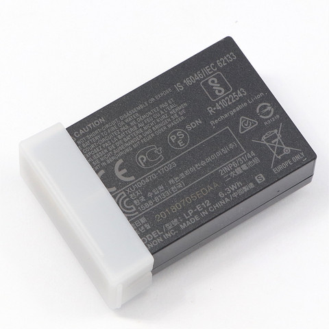 Original LP-E12 875mAh Digital Camera Battery For Canon EOS M50 M10 M100 M2 M200 100D M Kiss X7 Rebel SL1 Camera LC-E12E Charger ► Photo 1/5