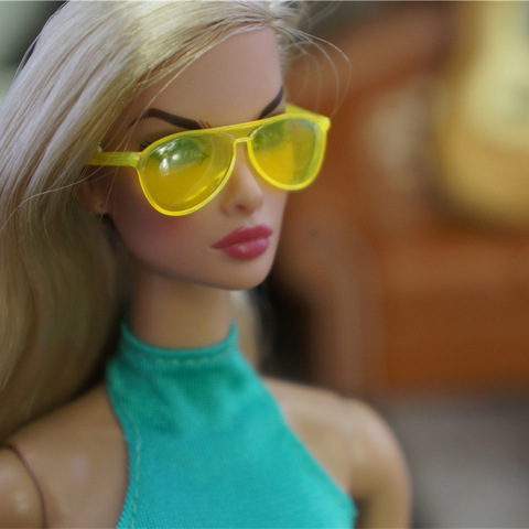 Original necklace For Barbie Sunglasses 1/6 bjd Doll belt Princess fashion dressing up Accessories dollhouse GiftToys for Girls ► Photo 1/6