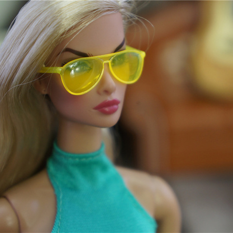 Original necklace For Barbie Sunglasses 1/6 bjd Doll belt Princess fashion dressing up Accessories dollhouse GiftToys for Girls ► Photo 1/6