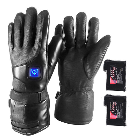 Electric Warm Heated Gloves 4000mA Battery Powered Heat Gloves Winter Sport Heated Gloves for Climbing Skiing Men Women Glove ► Photo 1/6