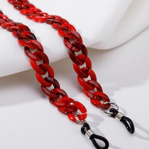 Fashion Women Sunglasses Chain Acrylic Reading Glasses Chains Hanging Neck Cords Holder Eyeglasses Straps Lanyard Accessories ► Photo 1/6