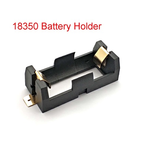 1*18350 Battery Holder Smd Smt Batteries Case Storage Box With Bronze Pins 1 Slot 1*18350 Rechargeable Battery Shell ► Photo 1/5