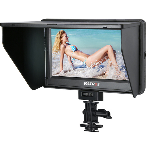 Viltrox 7'' DC-70 II 1024*600 HD LCD HDMI AV Input Camera Video Monitor Display field monitor for Canon Nikon DSLR BMPCC ► Photo 1/6