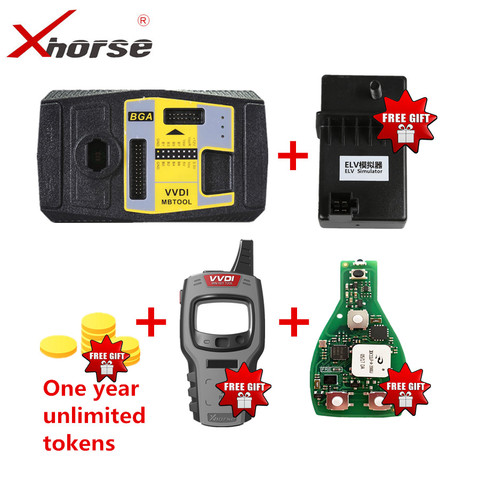 Xhorse VVDI MB BGA TooL For Benz Key Programmer with BGA Calculator Function Get Free One Year Tokens/VVDI Mini Key Tool /ELV ► Photo 1/4