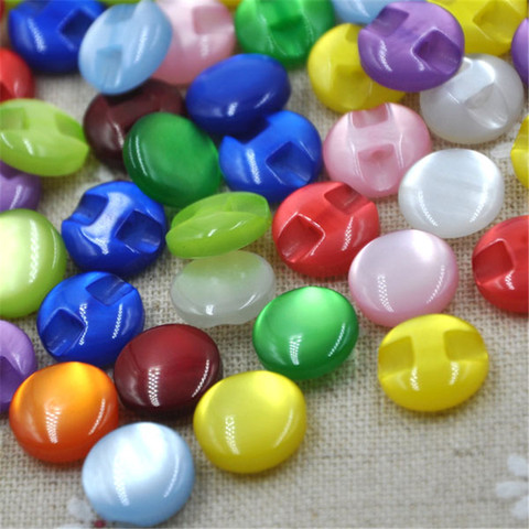 100 pcs 12 mm New Cat's Eye button craft/sewing/baby lot mix PT82 ► Photo 1/1