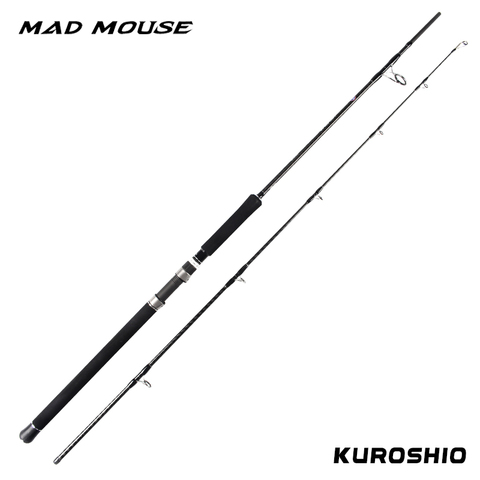 New Japan Full Fuji Parts Cross Carbon Mad Mouse Popping Rod Boat ROD GT/TUNA 2.4m 80H 2.64m 88XH 28kgs PE3-10 Ocean Rod ► Photo 1/6