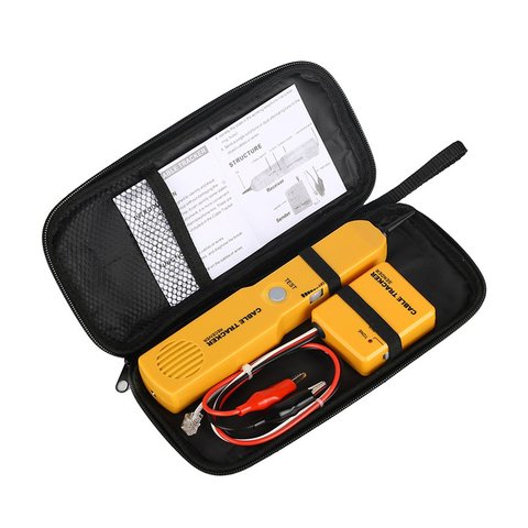 RJ11 Network Telephone Wire Cable Tester Toner Tracker Diagnose Tone Line Finder Tracer Detector Networking Tools ► Photo 1/6