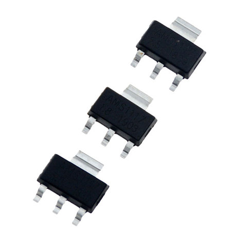 5PCS AMS1117 Voltage Regulator Kit 1.2V 1.8V 2.5V 3.3V 1117 Series Regulated Power Supply Chip ► Photo 1/6