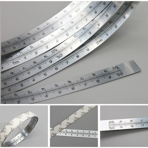 Bidirectional Miter Track Tape Measure Self Adhesive Steel Ruler Metric Measuring Tape for T-track Table Saw Woodworking ► Photo 1/6