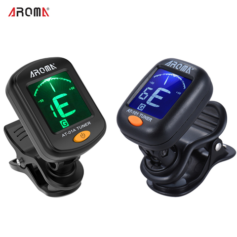 AROMA AT-01A/101 Guitar Tuner Foldable Rotatable Clip-on Tuner High Quality for Bass Ukulele Chromatic Guitar Accessories ► Photo 1/6